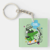 Cool Cocodrile Quote Sleutelhanger (voorkant)