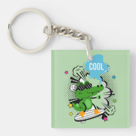 Cool Cocodrile Quote Sleutelhanger
