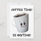 Cool Coffee Cup ontwerp van hoge kwaliteit Kaart (Voorkant)