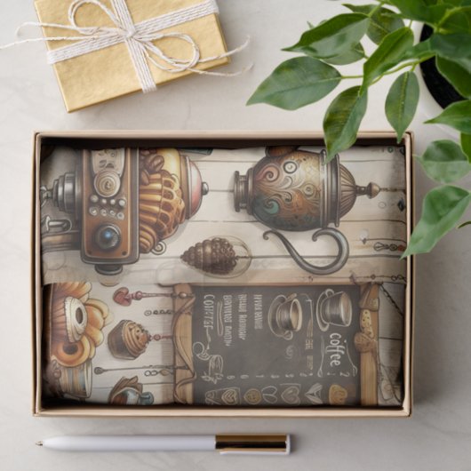 Cool coffeeshop liefhebbers tissuepapier (Geschenk)