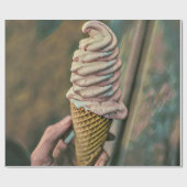 Cool cold freezing ice cream cadeaupapier (Vlak)