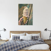 Cool cold freezing ice cream canvas afdruk (Insitu (Slaapkamer))
