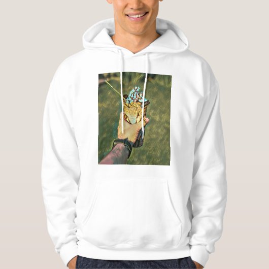 Cool cold freezing ice cream hoodie (Voorkant)