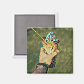 Cool cold freezing ice cream magneet (Voorkant / Achterkant)