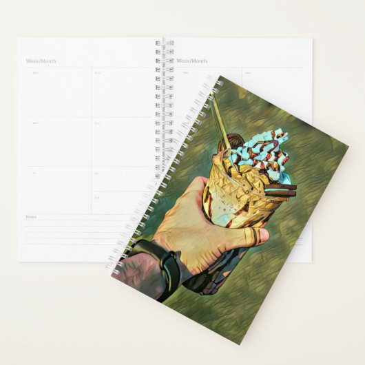 Cool cold freezing ice cream planner (Display)