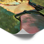 Cool cold freezing ice cream poster (Hoek)