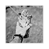 Cool cold freezing ice cream rubberstempel (Afrduk)