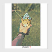 Cool cold freezing ice cream sticker (Vel)