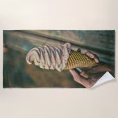 Cool cold freezing ice cream strandlaken (Voorkant)