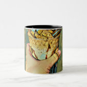 Cool cold freezing ice cream tweekleurige koffiemok (Center)