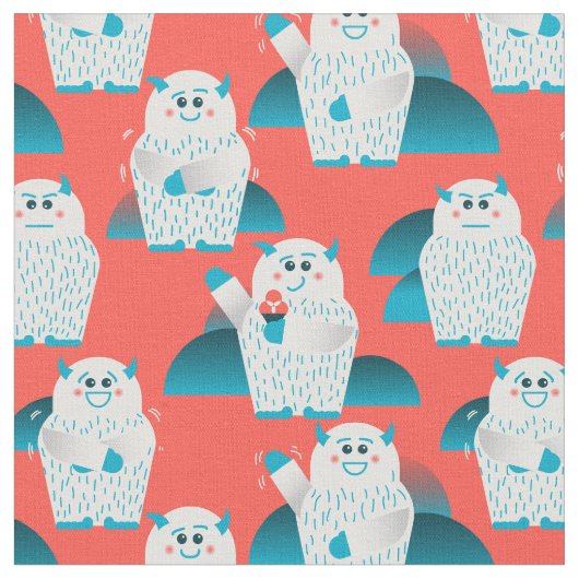 Cool Cold Yeti Stof (Close Up)