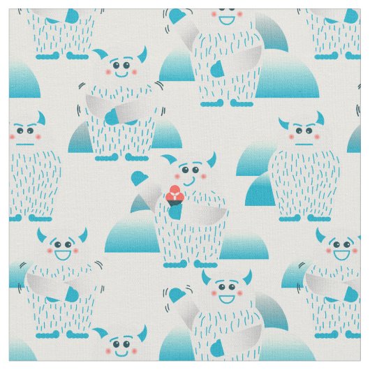 Cool Cold Yeti Stof (Close Up)