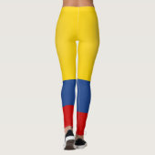 Cool Colombia Vlag Mode Leggings (Achterkant)