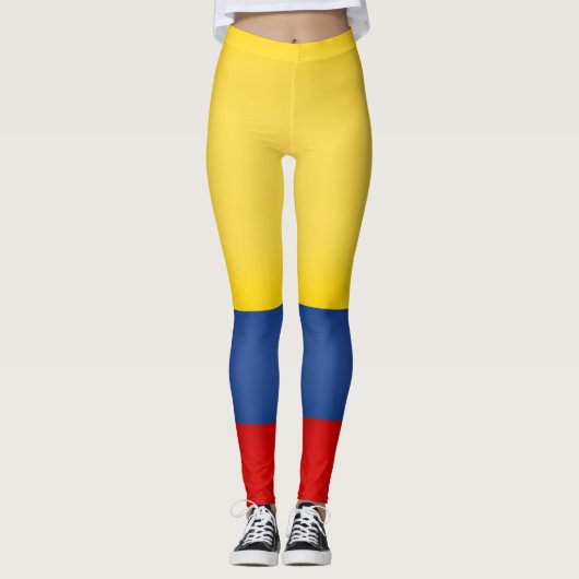 Cool Colombia Vlag Mode Leggings (Voorkant)