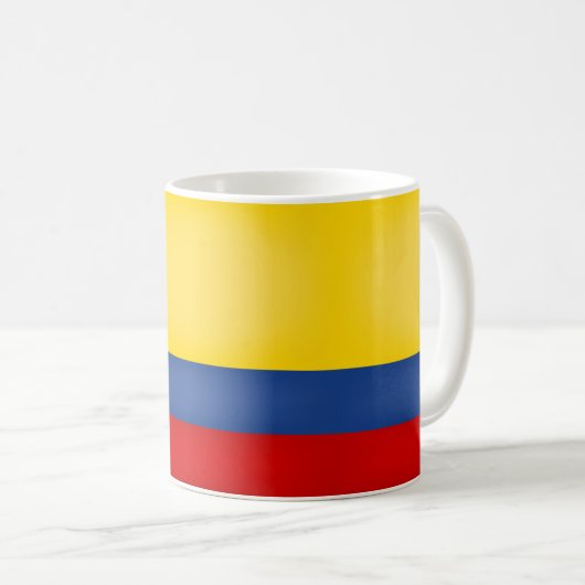 Cool Colombian Flag Koffiemok (Voorkant rechts)