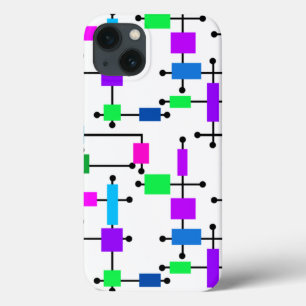 Cool Color Grid Case-Mate iPhone Case