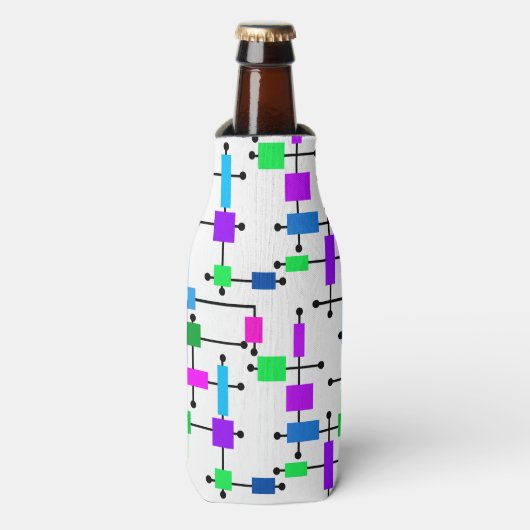 Cool Color Grid Flesjeskoeler (Fles Voorkant)