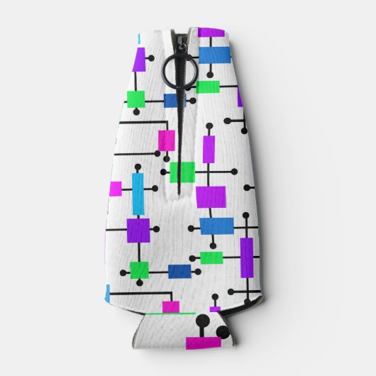 Cool Color Grid Flesjeskoeler (Achterkant)