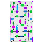 Cool Color Grid Klein Cadeauzakje (Voorkant)