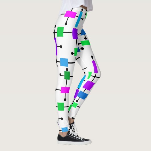 Cool Color Grid Leggings (Rechts)