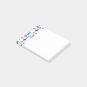 Cool Color Grid Post-it® Notes (Schuin)