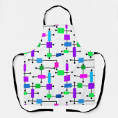 Cool Color Grid Schort (Voorkant)