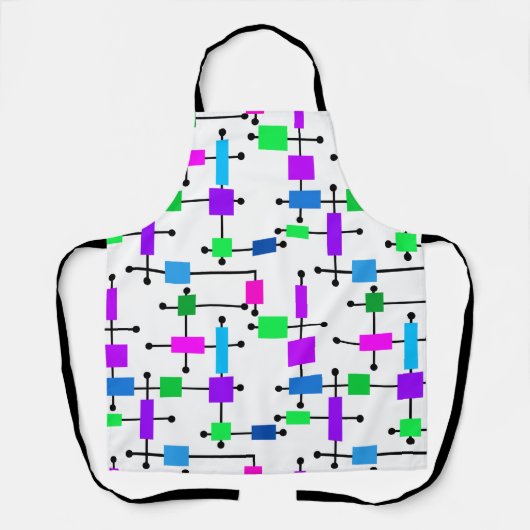 Cool Color Grid Schort (Voorkant)