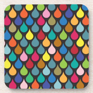 Cool Colorful Animal Scale Patroon Bier Onderzetter
