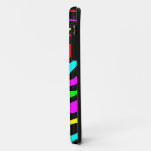 Cool Colorful/Black Zebra Print - iPhone 5 Hoesje (Achterkant/links)