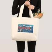 Cool Colorful Denver Grote Tote Bag (Voorkant (product))
