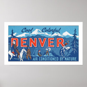 Cool Colorful Denver Poster