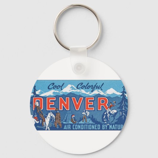 Cool Colorful Denver Sleutelhanger (Voorkant)