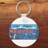 Cool Colorful Denver Sleutelhanger (Voorkant)
