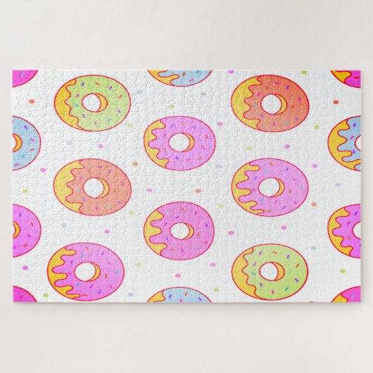 Cool Colorful Doughdopnoten Legpuzzel (Horizontaal)