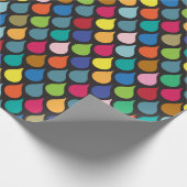 Cool Colorful Dragon Scale Patroon Cadeaupapier (Hoek)