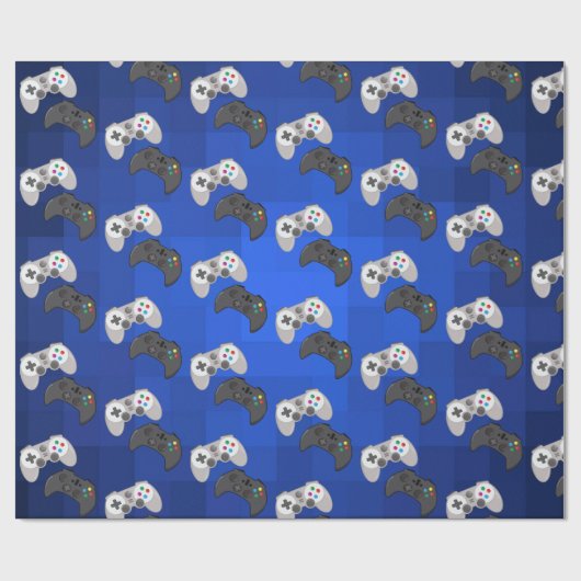 Cool Colorful Gamer Video Game Cadeaupapier (Vlak)