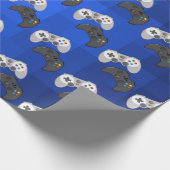 Cool Colorful Gamer Video Game Cadeaupapier (Hoek)