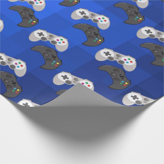 Cool Colorful Gamer Video Game Cadeaupapier (Hoek)