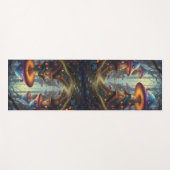 Cool Colorful Mushroom Houses Yogamat (Voorkant (horizontaal))