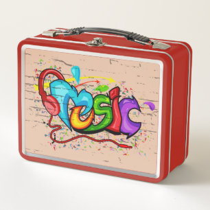 Cool Colorful Music Graffiti