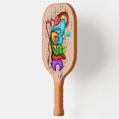 Cool Colorful Music Graffiti Pickleball Paddle (Links)