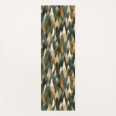 Cool Colorful Nature Pattern Rustic Forest Yogamat (Voorkant)