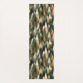 Cool Colorful Nature Pattern Rustic Forest Yogamat (Achterkant)