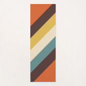 Cool Colorful Retro Stripes  Yogamat (Voorkant)