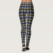 COOL Colorful Spiral Abstract Patroon Leggings (Achterkant)