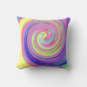 Cool Colorful Swirl Sierkussen