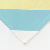 Cool Colors Stripes Patroon Fleece Deken (Hoek)