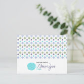 Cool Colors Yarn Ball String Briefkaart (Staand voorkant)