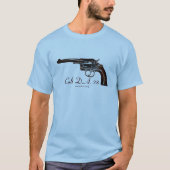 Cool Colt revolver t shirt (Voorkant)