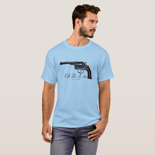 Cool Colt revolver t shirt (Voorkant volledig)